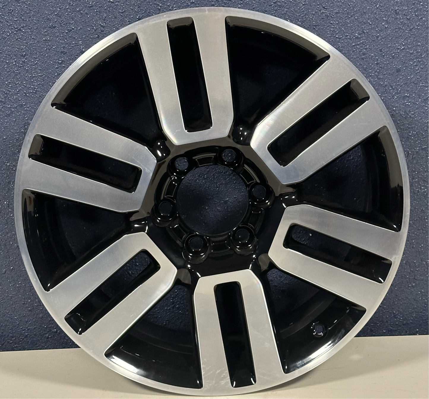 TOYOTA 4 RUNNER 14-24, 20x7, 6 double spoke Machined Black 69561A