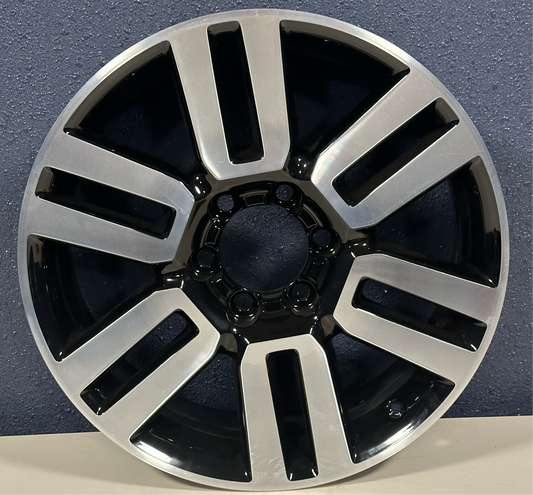 TOYOTA 4 RUNNER 14-24, 20x7, 6 double spoke Machined Black 69561A