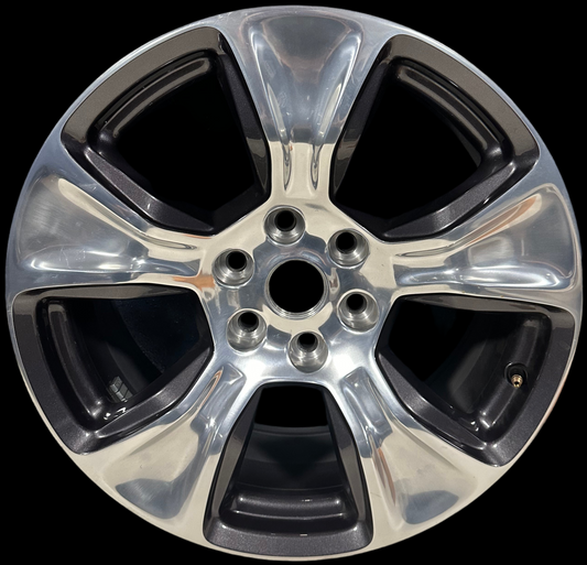 RAM 1500 19-24, 20x9, 5 spoke, (painted and polished) #2674