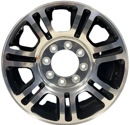 FORD F250SD-F350SD 13-16, 20x8, 14 spoke, (7 open splits), machined black 3951