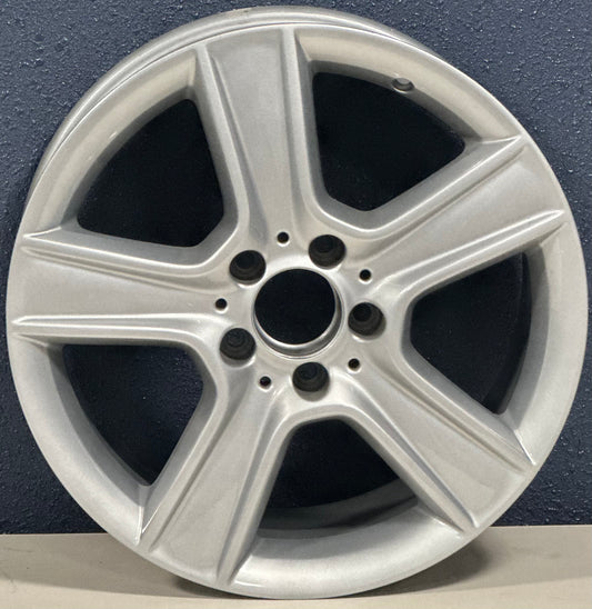 MERCEDES C-CLASS 10-11 C300 C350, 17x8-1/2, 5 spoke Silver 85100