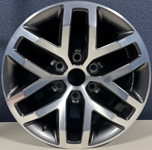 FORD F150 RAPTOR 17-20, 17x8.5, 6 Double Spilt Spoke, Machined Charcoal 10115
